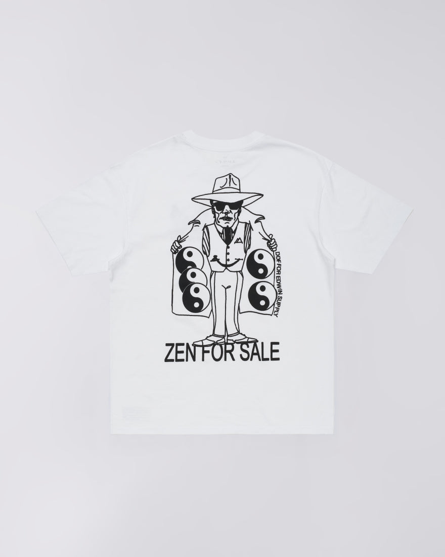 EDWIN, ZEN FOR SALE T-SHIRT, White
