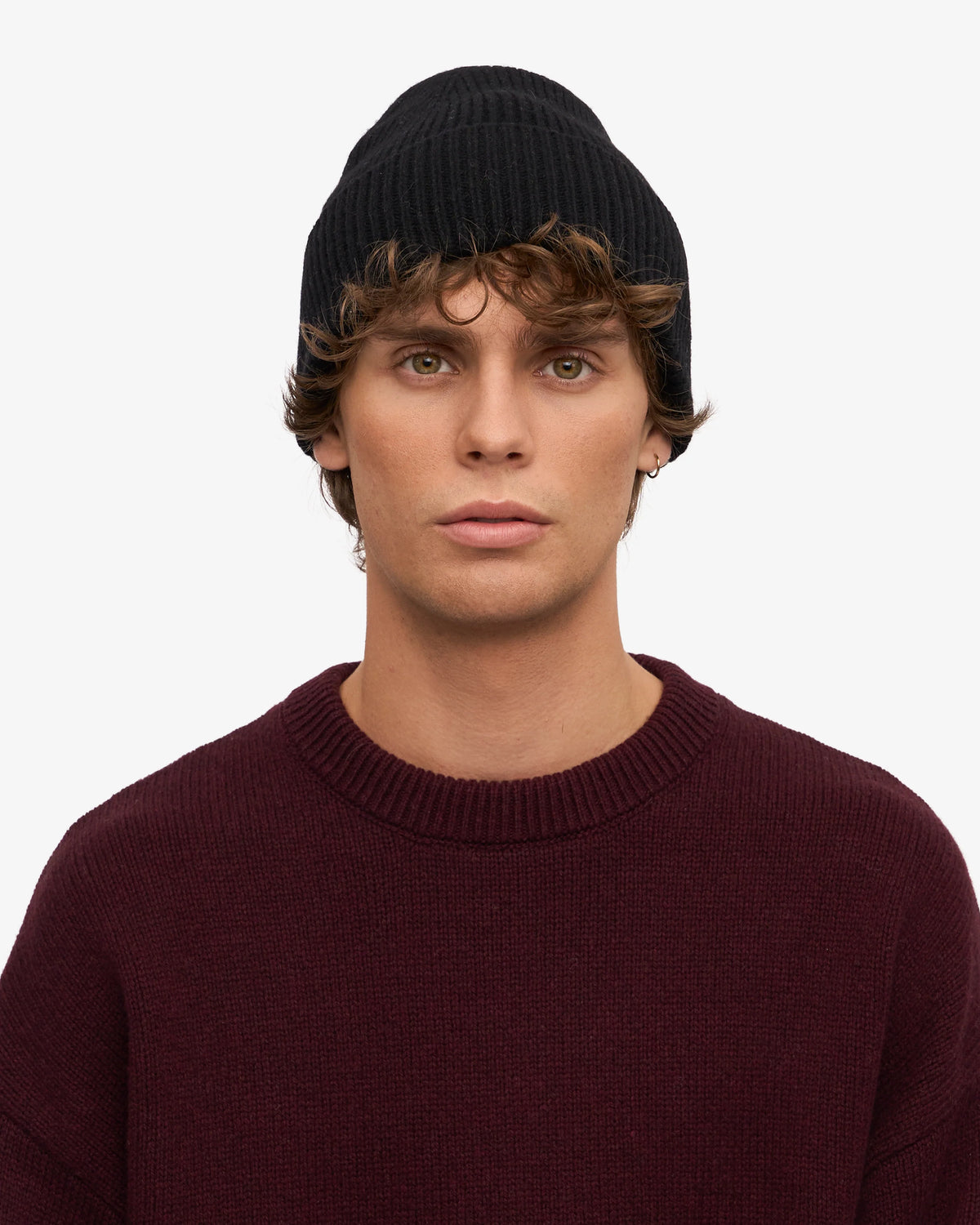 Colourful Standard, Merino Wool Beanie, Deep Black