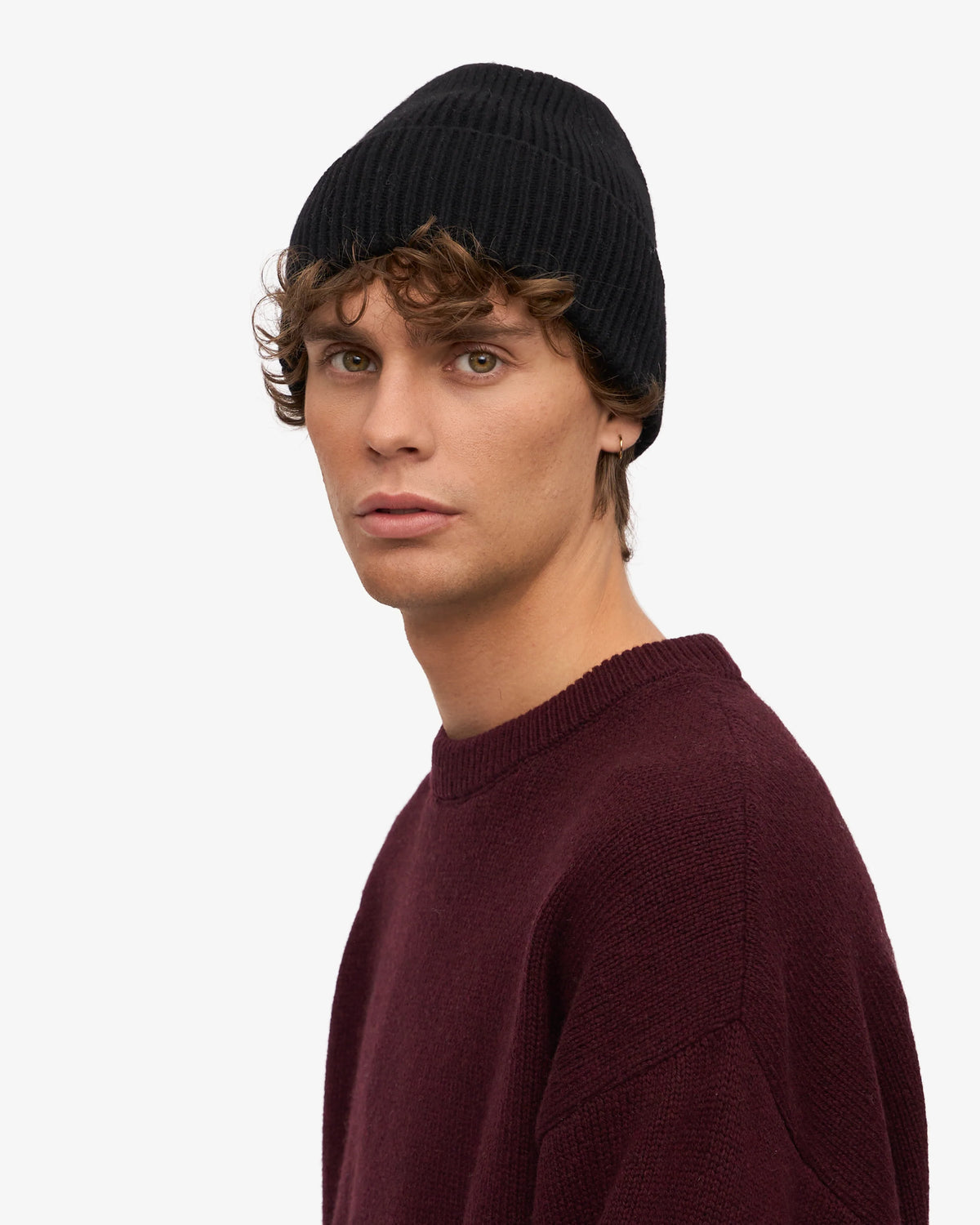Colourful Standard, Merino Wool Beanie, Deep Black