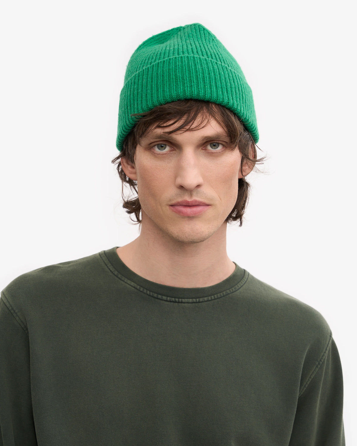 Colourful Standard, Merino Wool Beanie, Kelly Green