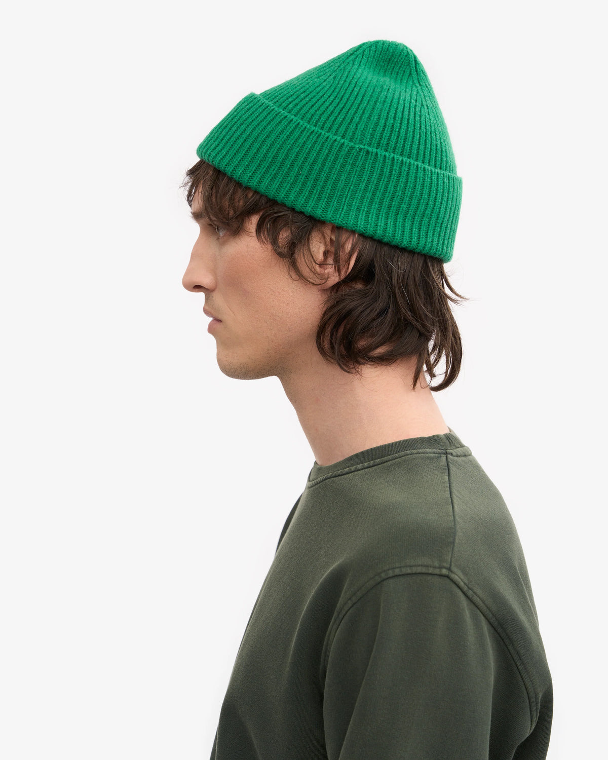 Colourful Standard, Merino Wool Beanie, Kelly Green