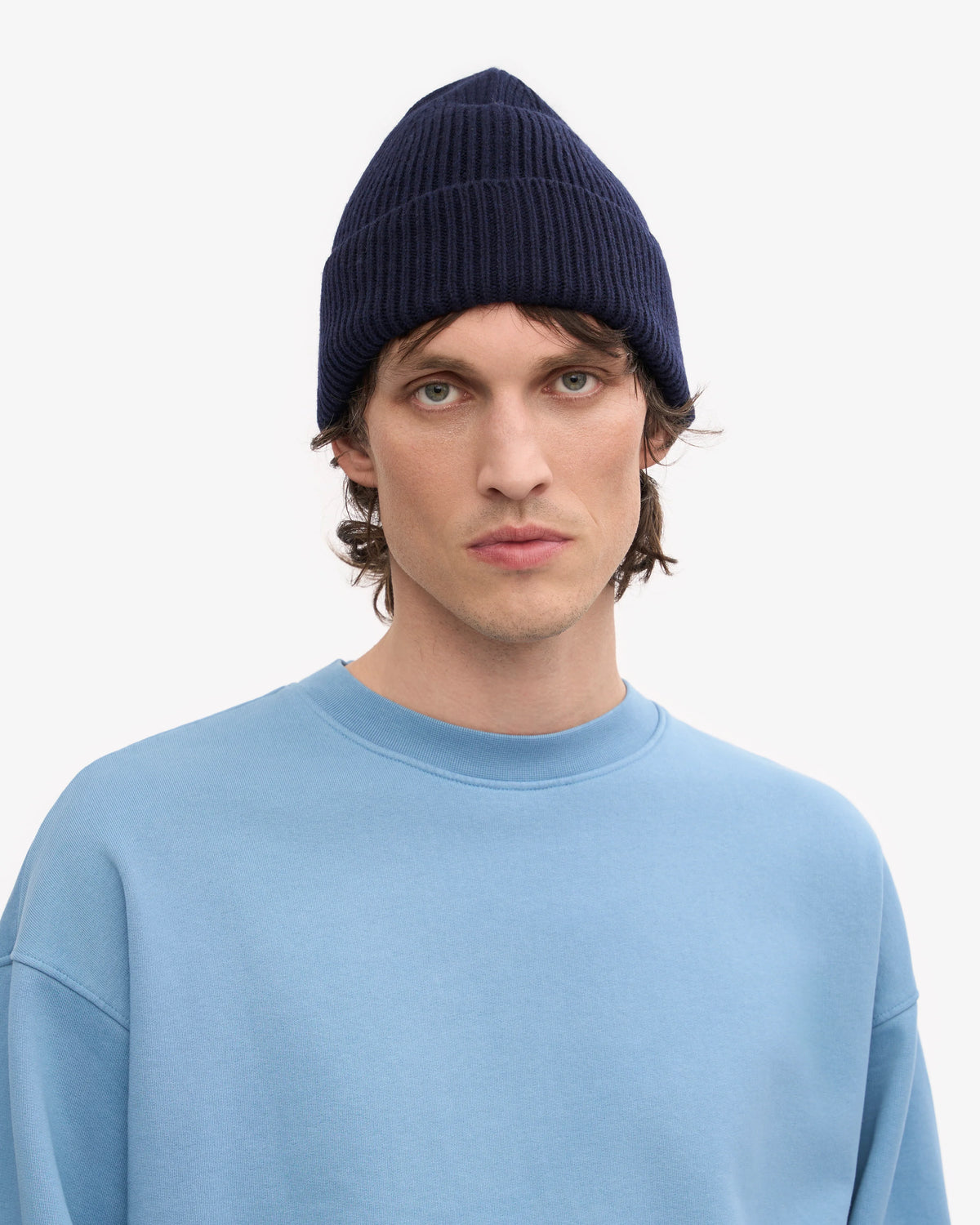 Colourful Standard, Merino Wool Beanie, Navy Blue