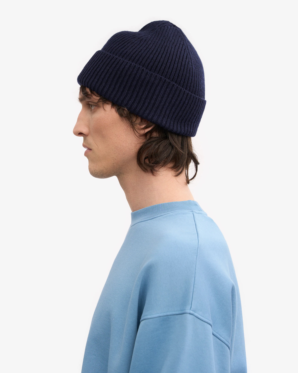 Colourful Standard, Merino Wool Beanie, Navy Blue
