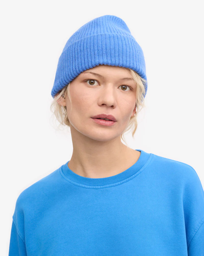 Colourful Standard, Merino Wool Beanie, Pacific Blue