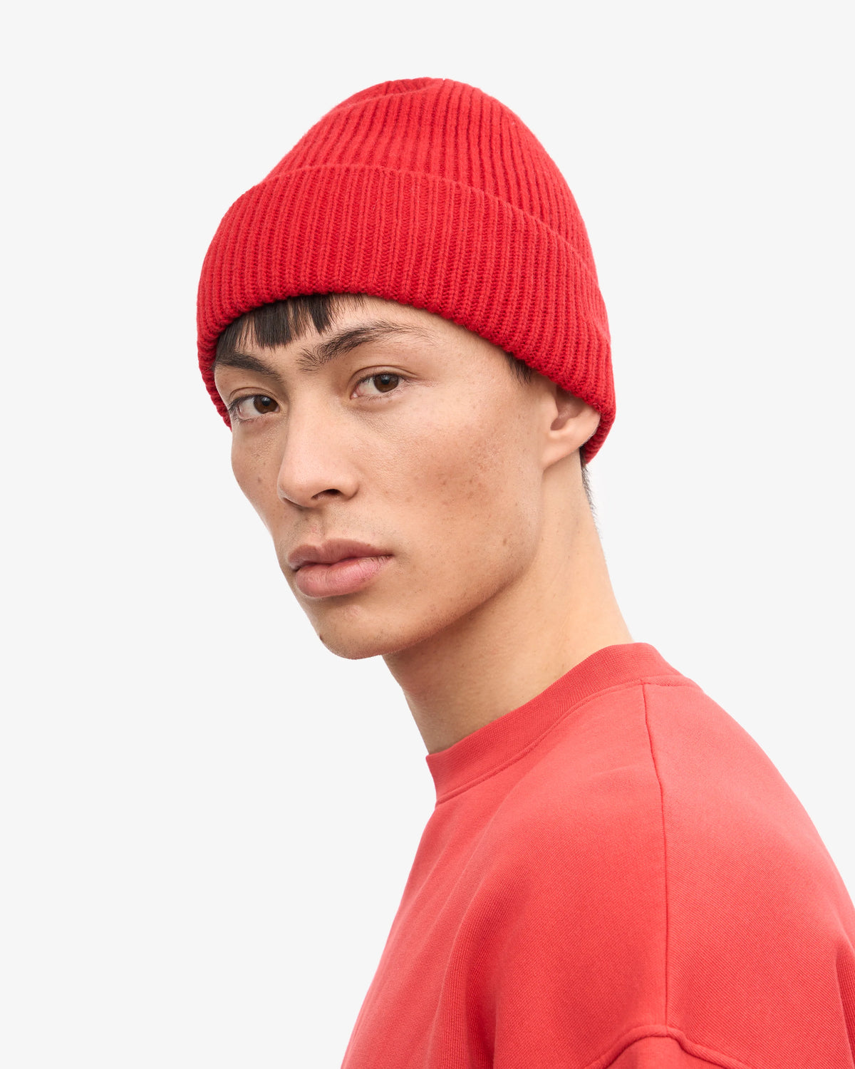 Colourful Standard, Merino Wool Beanie, Scarlet Red