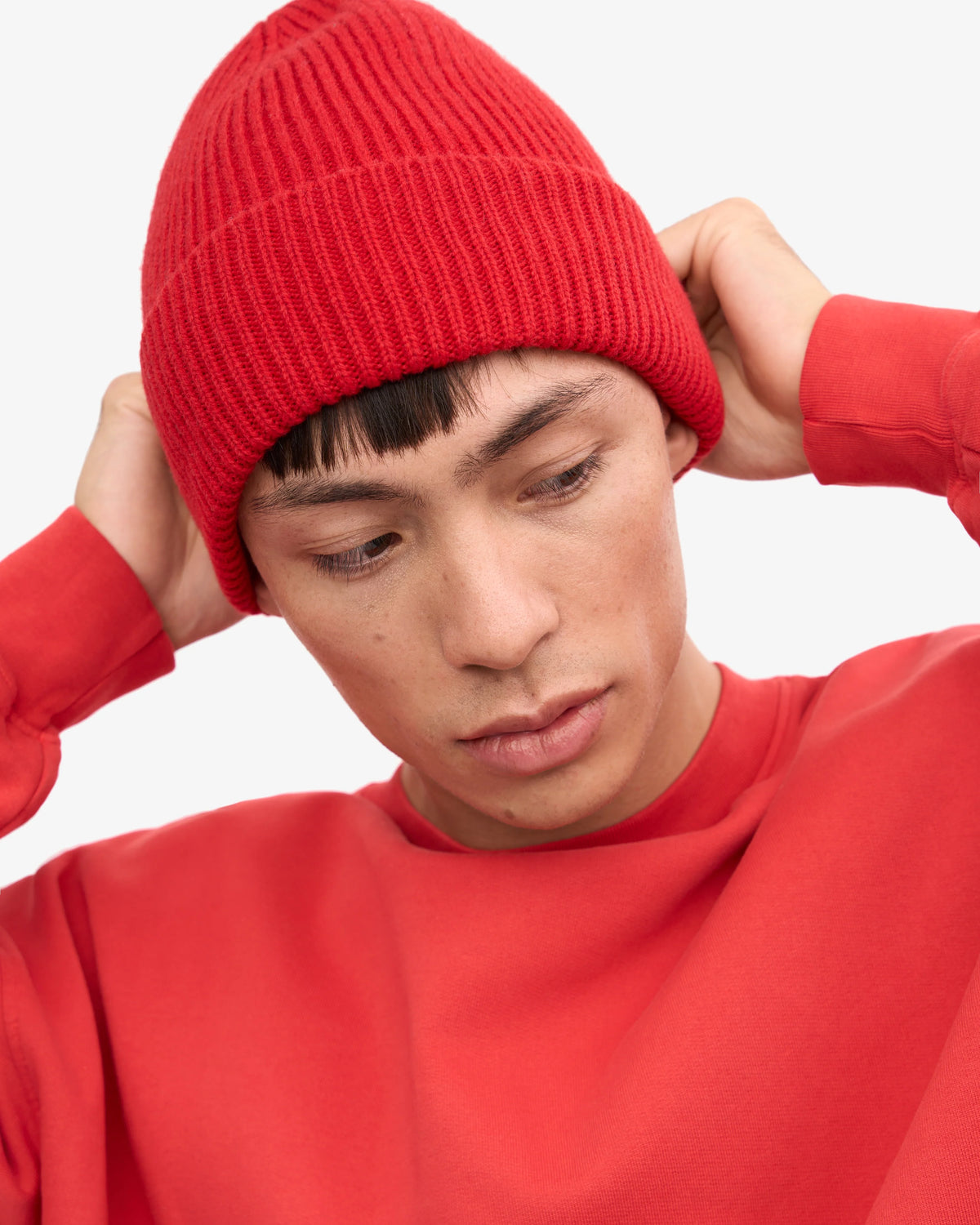 Colourful Standard, Merino Wool Beanie, Scarlet Red
