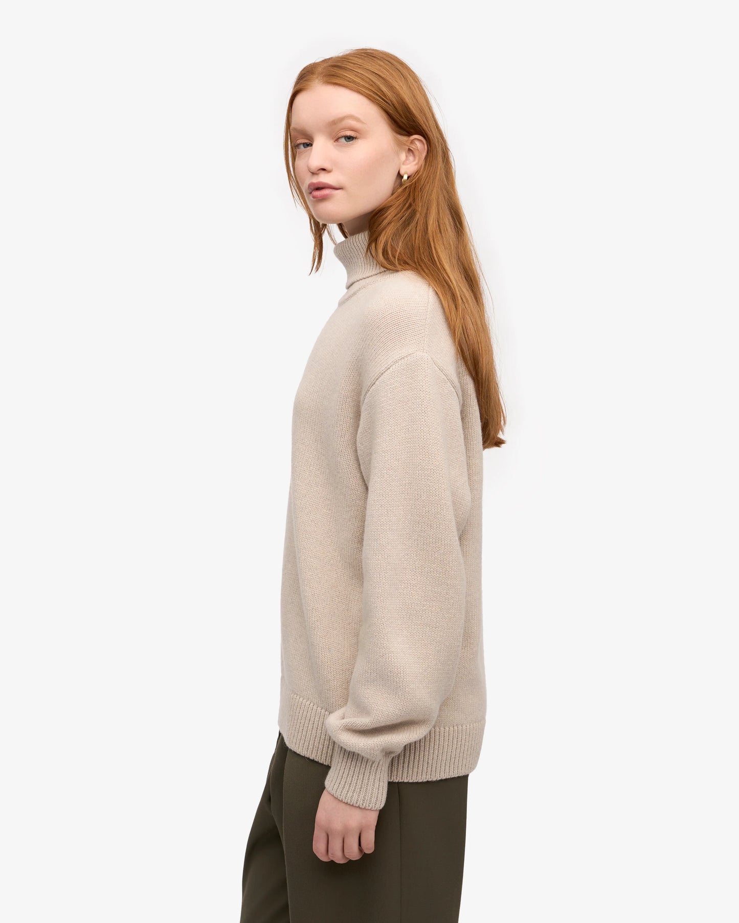 Colorful standard, Merino Wool Turtleneck, Ivory white