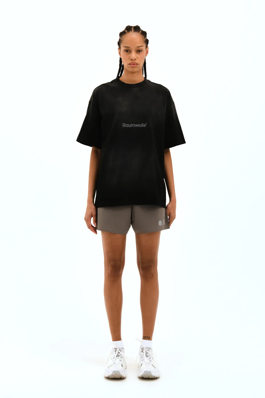 Optimistic Runners, Baumwolle T-shirt, Washed Black