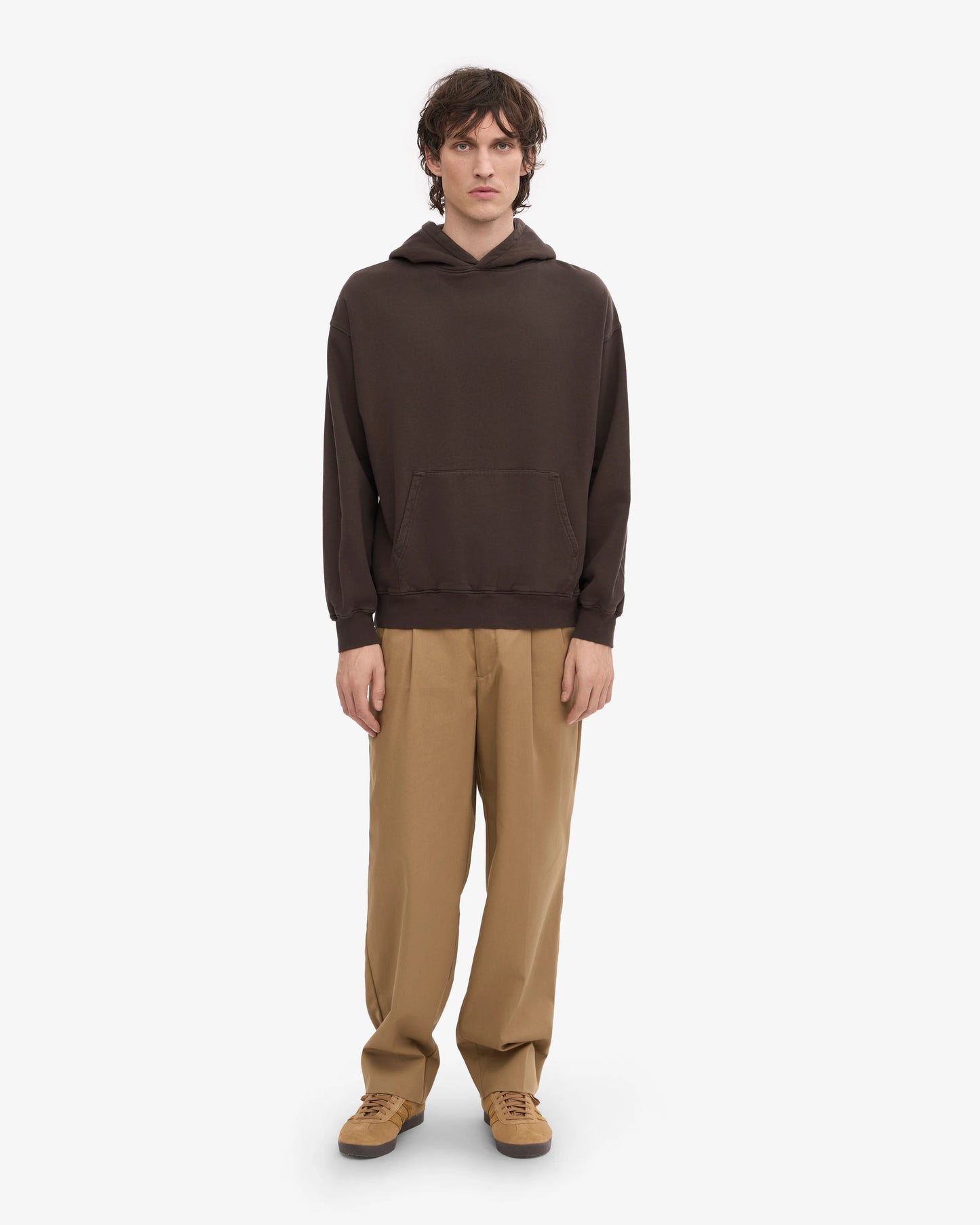 Colorful standard, Organic Oversized Hood, Coffee Brown