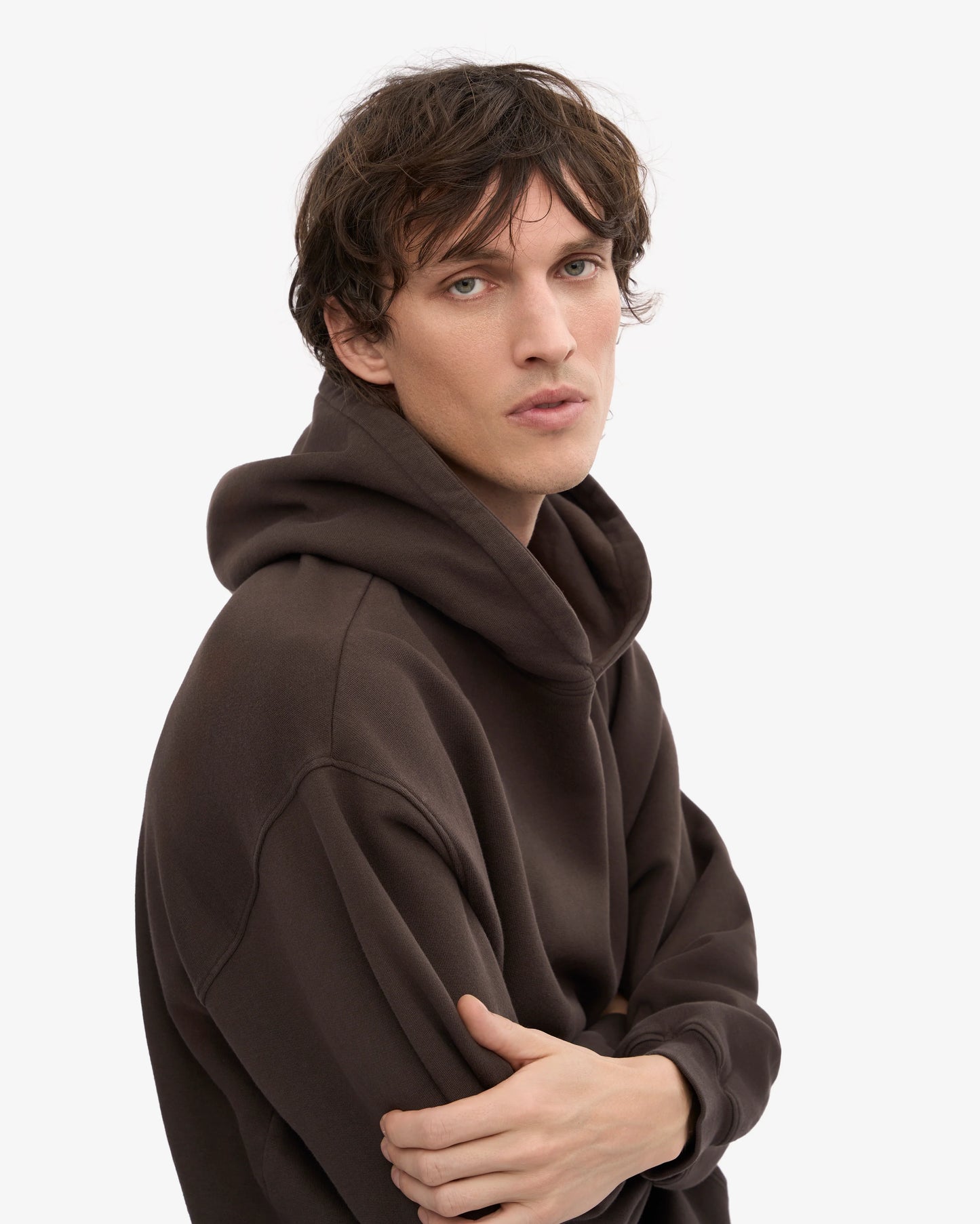 Colorful standard, Organic Oversized Hood, Coffee Brown