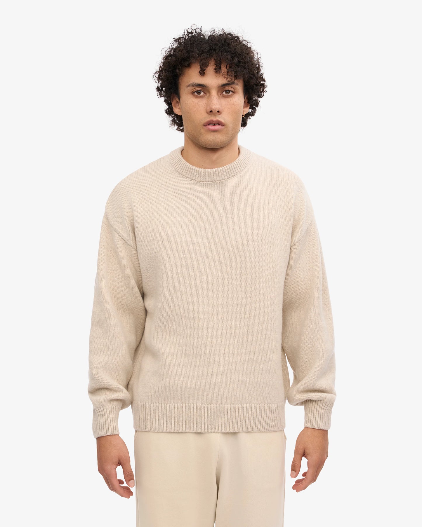 Colorful Standard, Oversized Merino Wool Crew, Ivory White