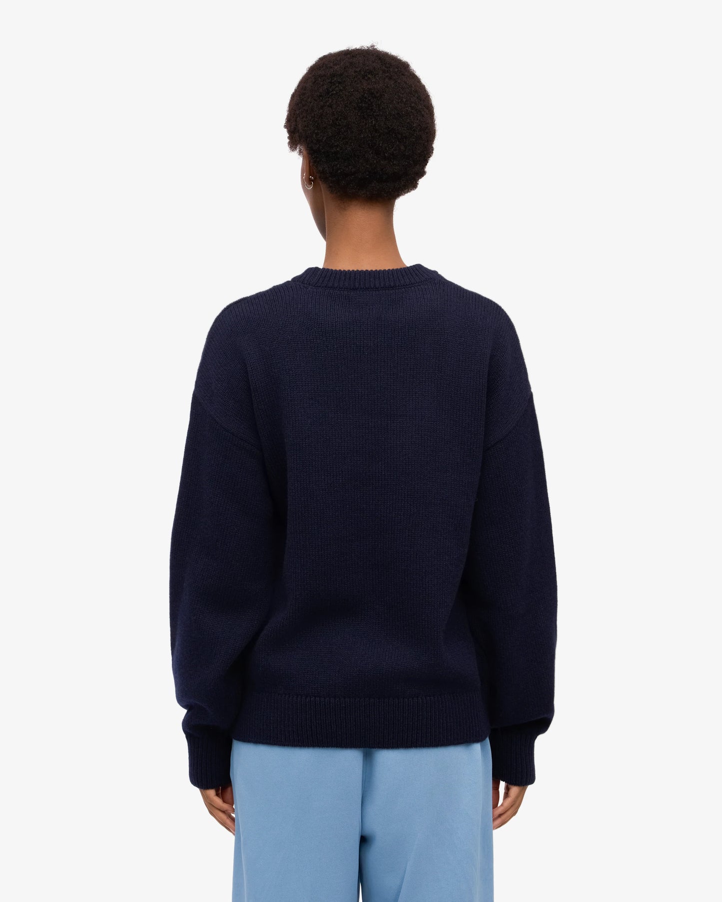 Colorful Standard, Oversized Merino Wool Crew, Navy Blue