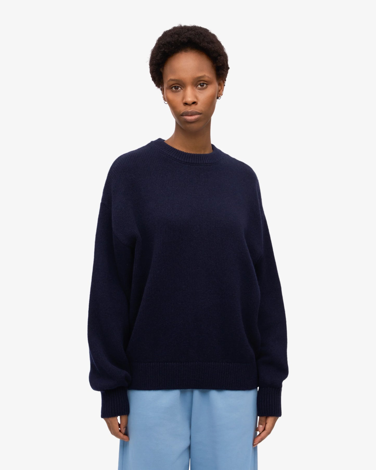 Colorful Standard, Oversized Merino Wool Crew, Navy Blue