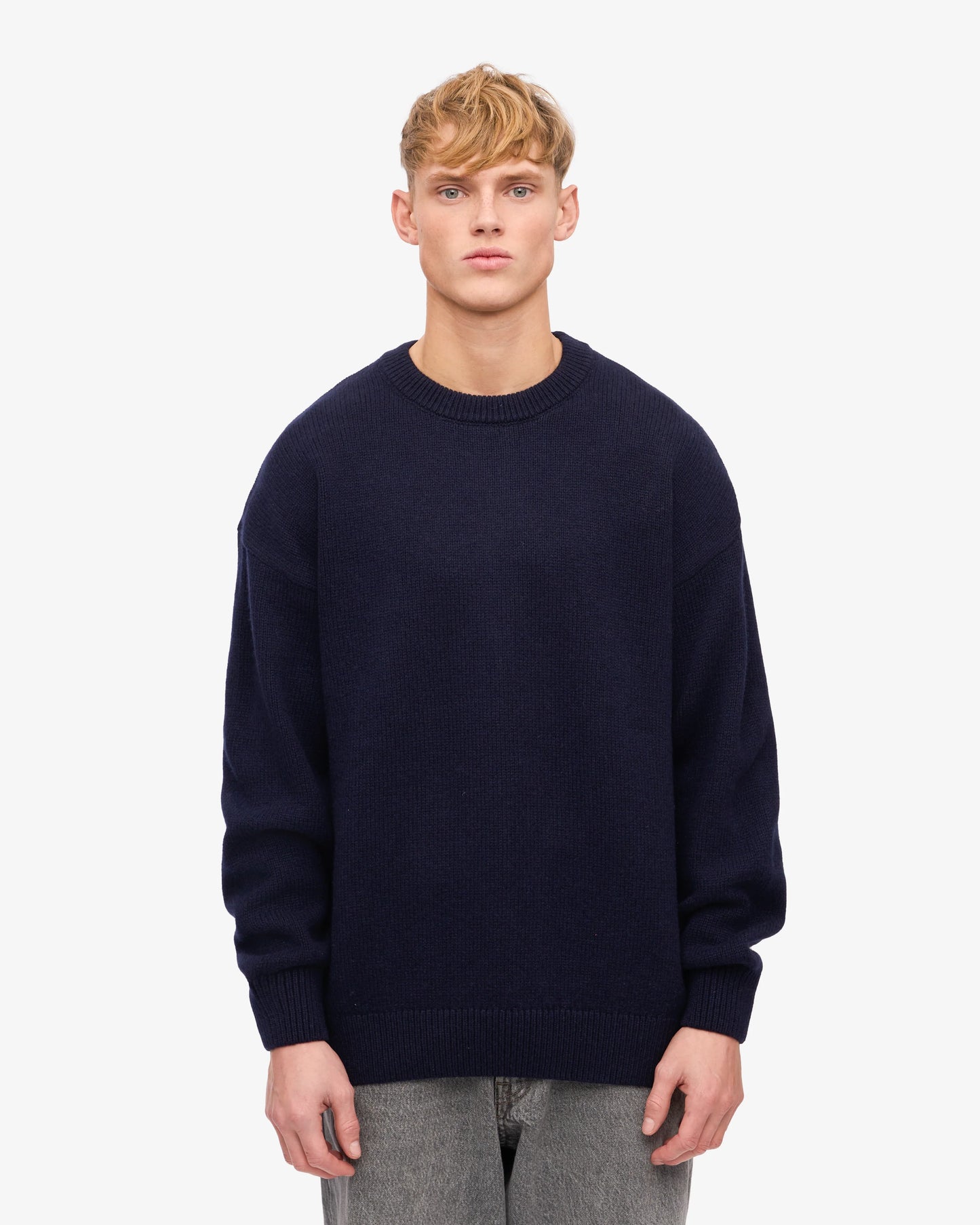 Colorful Standard, Oversized Merino Wool Crew, Navy Blue