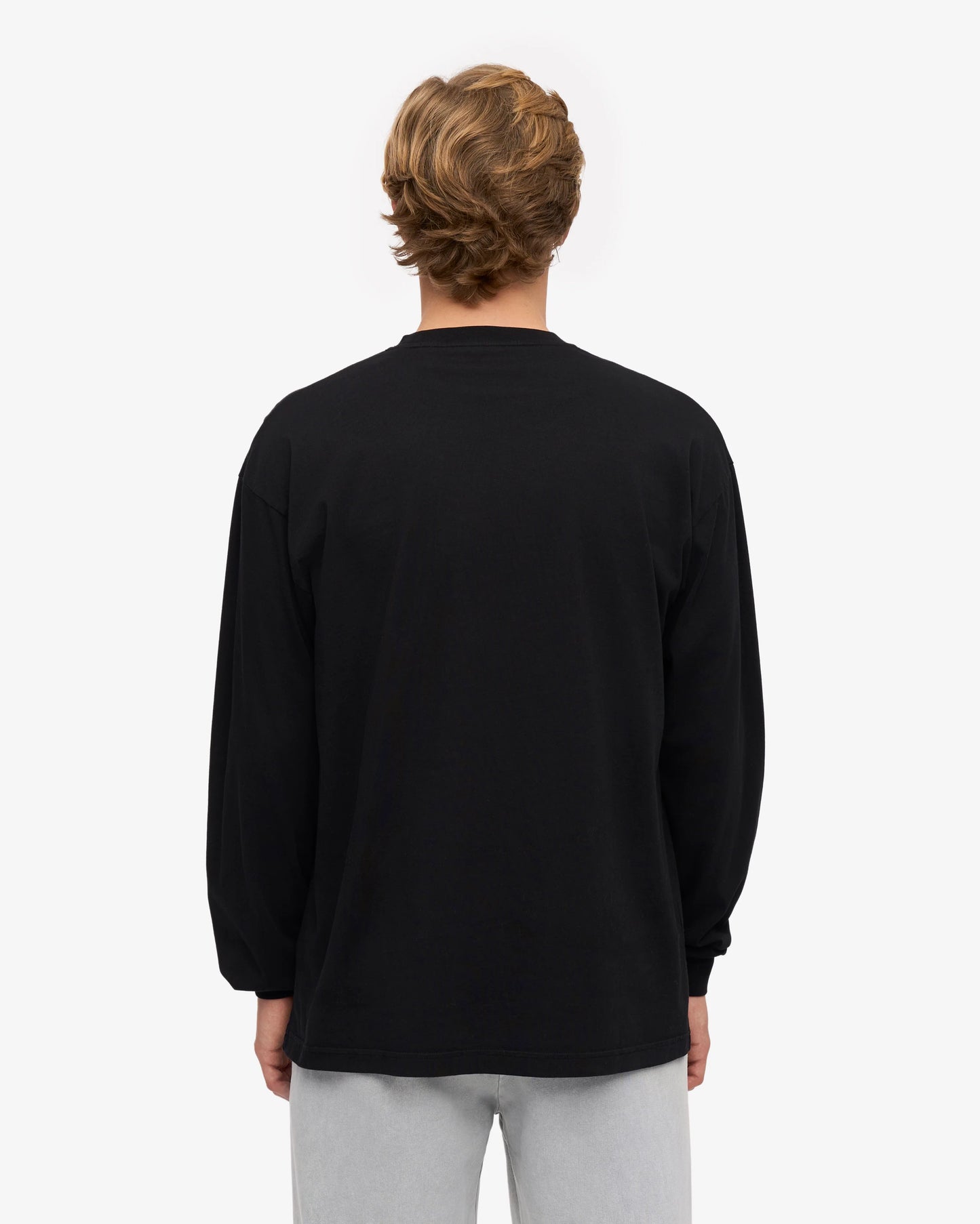 Colorful Standard, Oversized Organic LS T-Shirt, Deep Black