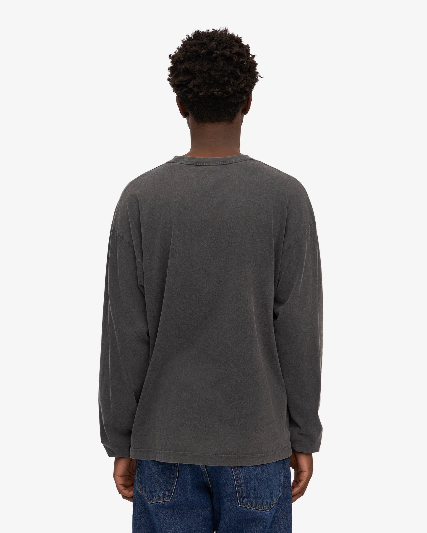 Colorful Standard, Oversized Organic LS T-Shirt, Faded Black