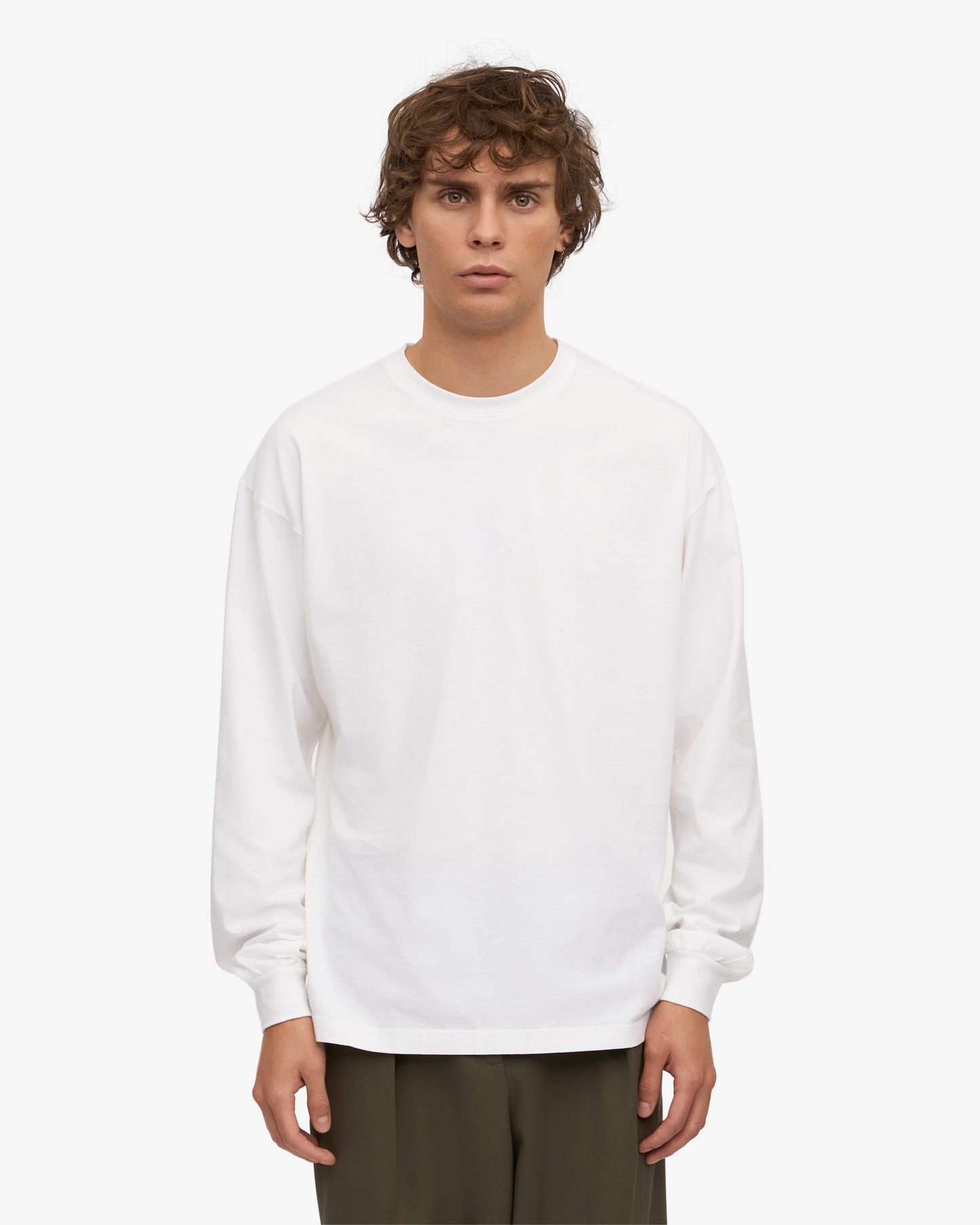 Colorful Standard, Oversized Organic LS T-Shirt, Optical White