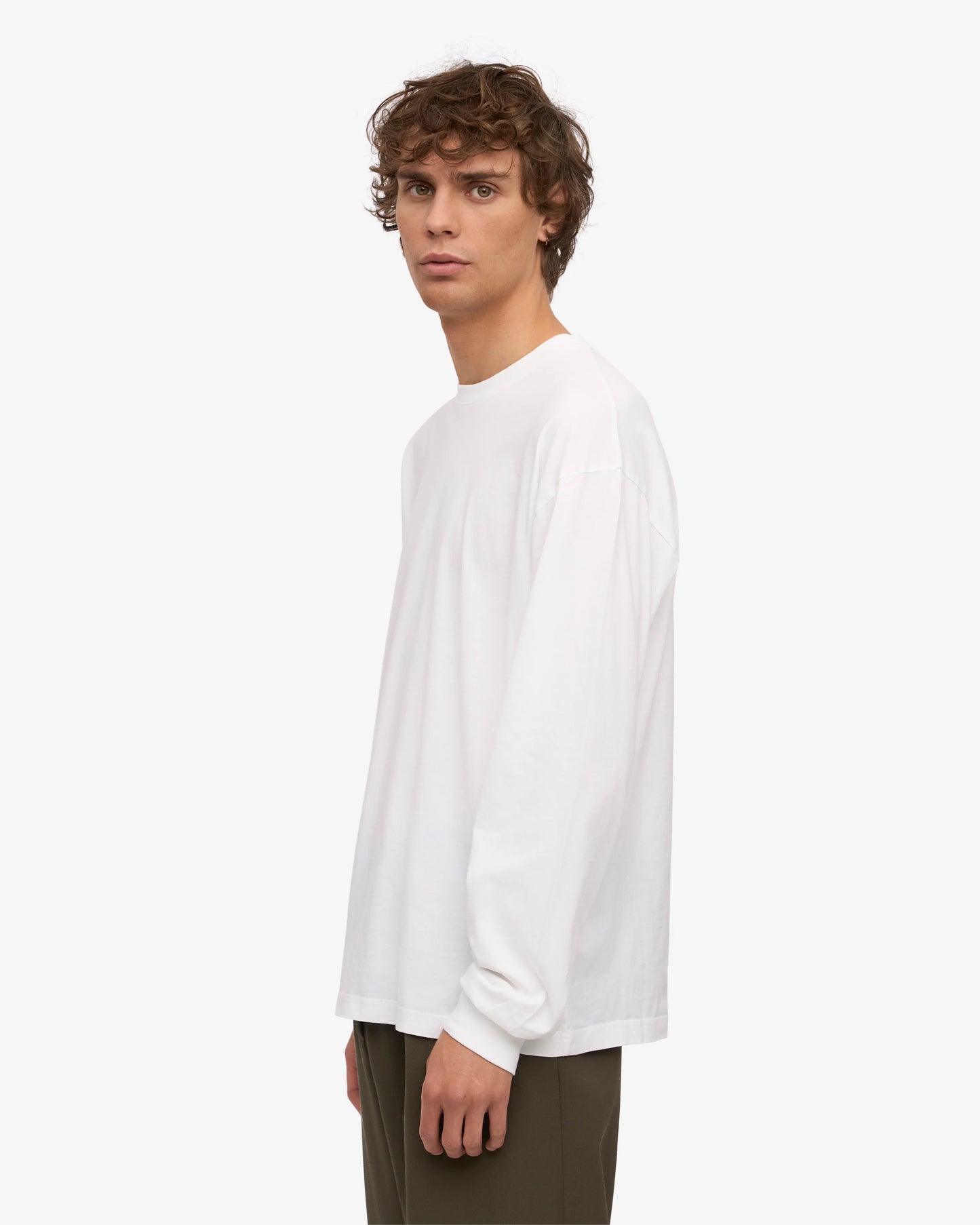 Colorful Standard, Oversized Organic LS T-Shirt, Optical White