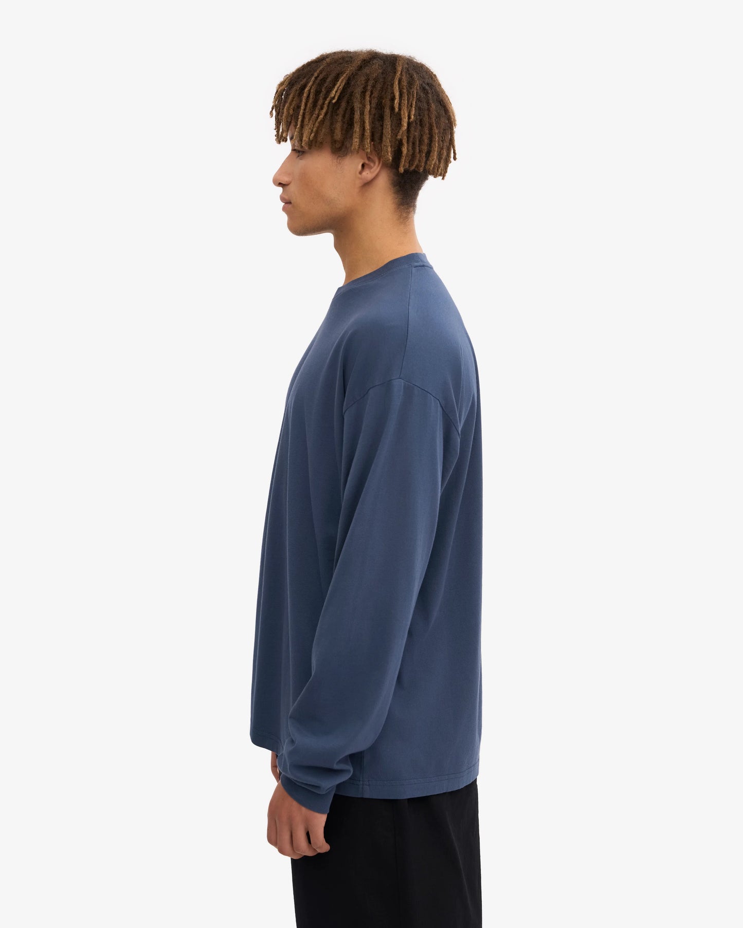 Colorful Standard, Oversized Organic LS T-Shirt, Petrol Blue