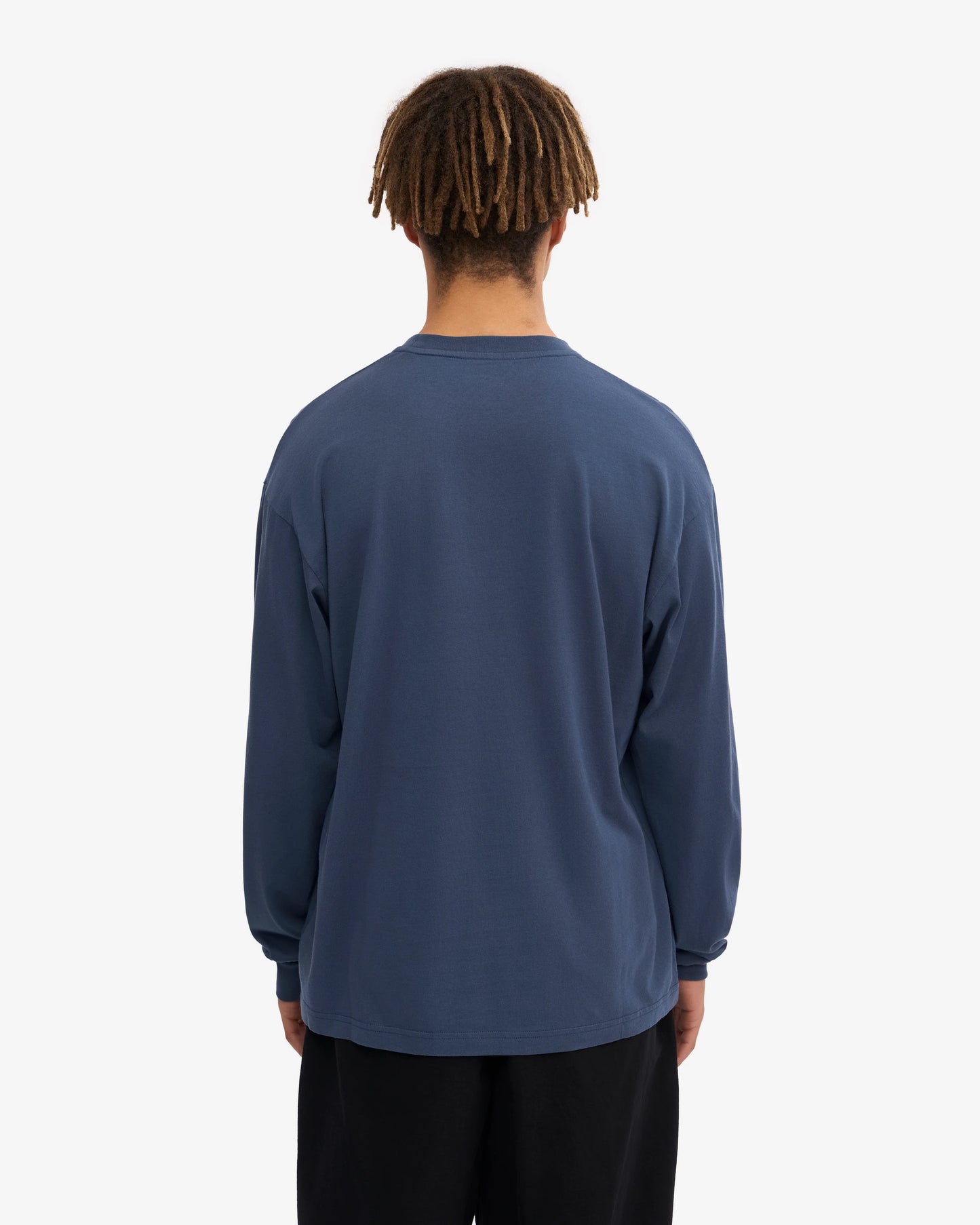 Colorful Standard, Oversized Organic LS T-Shirt, Petrol Blue