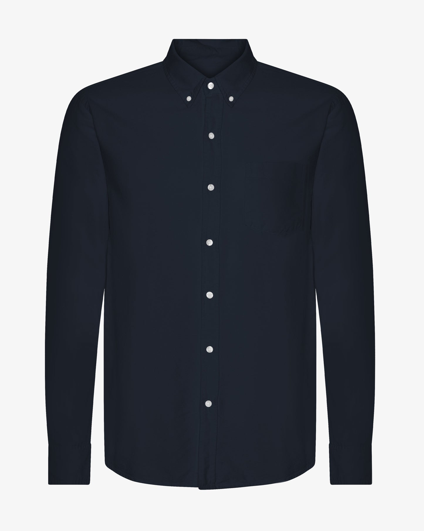 Colorful Standard, Organic Button Down Shirt, Navy Blue