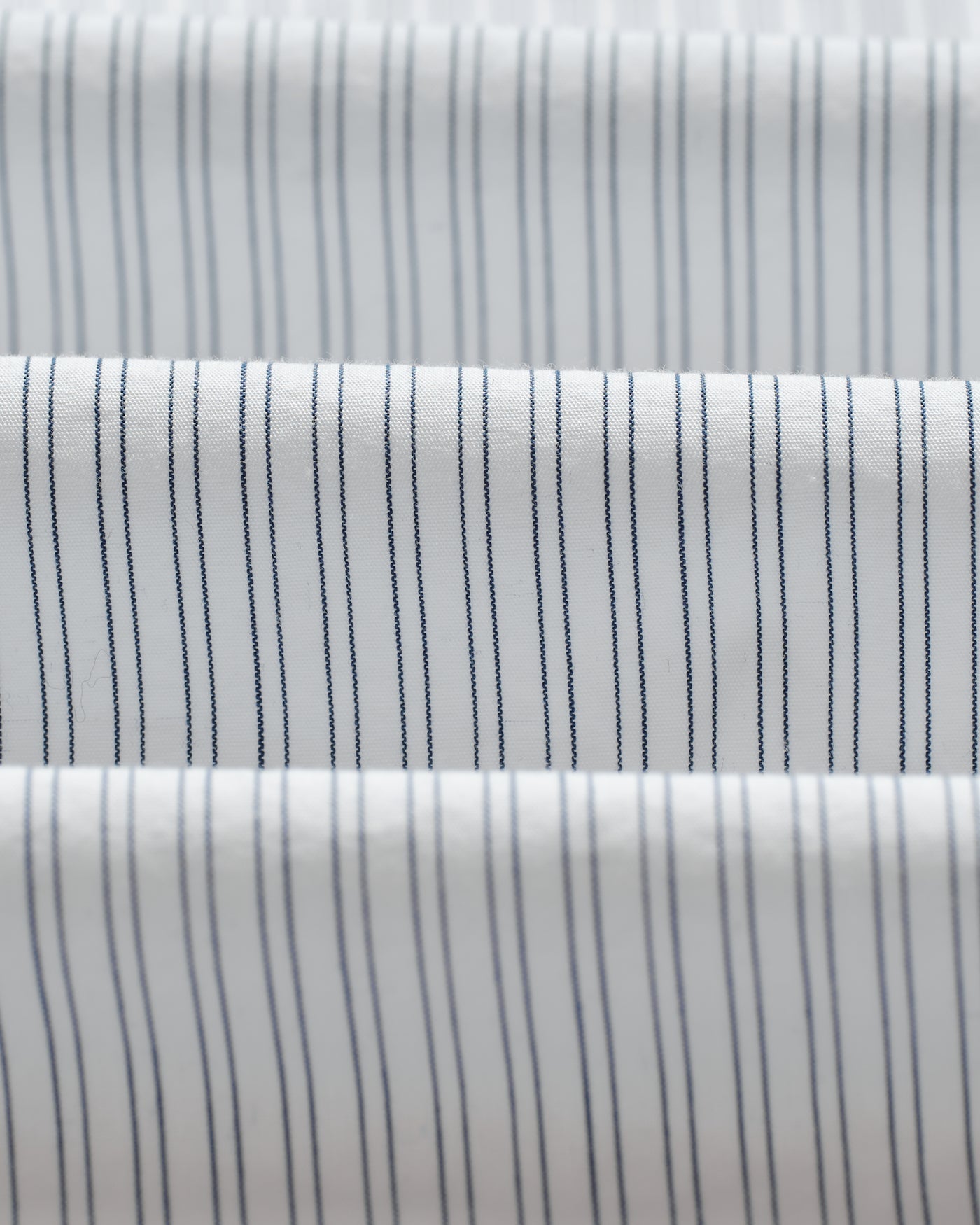 WAX London, Shelly Fine Stripe Poplin Shirt, Ecru And Blue