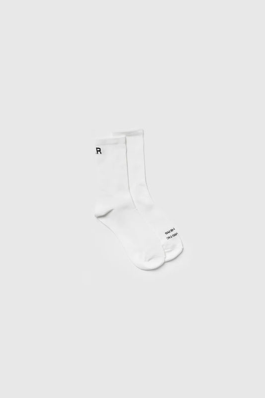 Optimistic Runners, High Socks, White