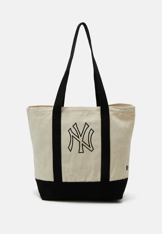 New Era, New York Yankees Tote Bag, Ivory/Black