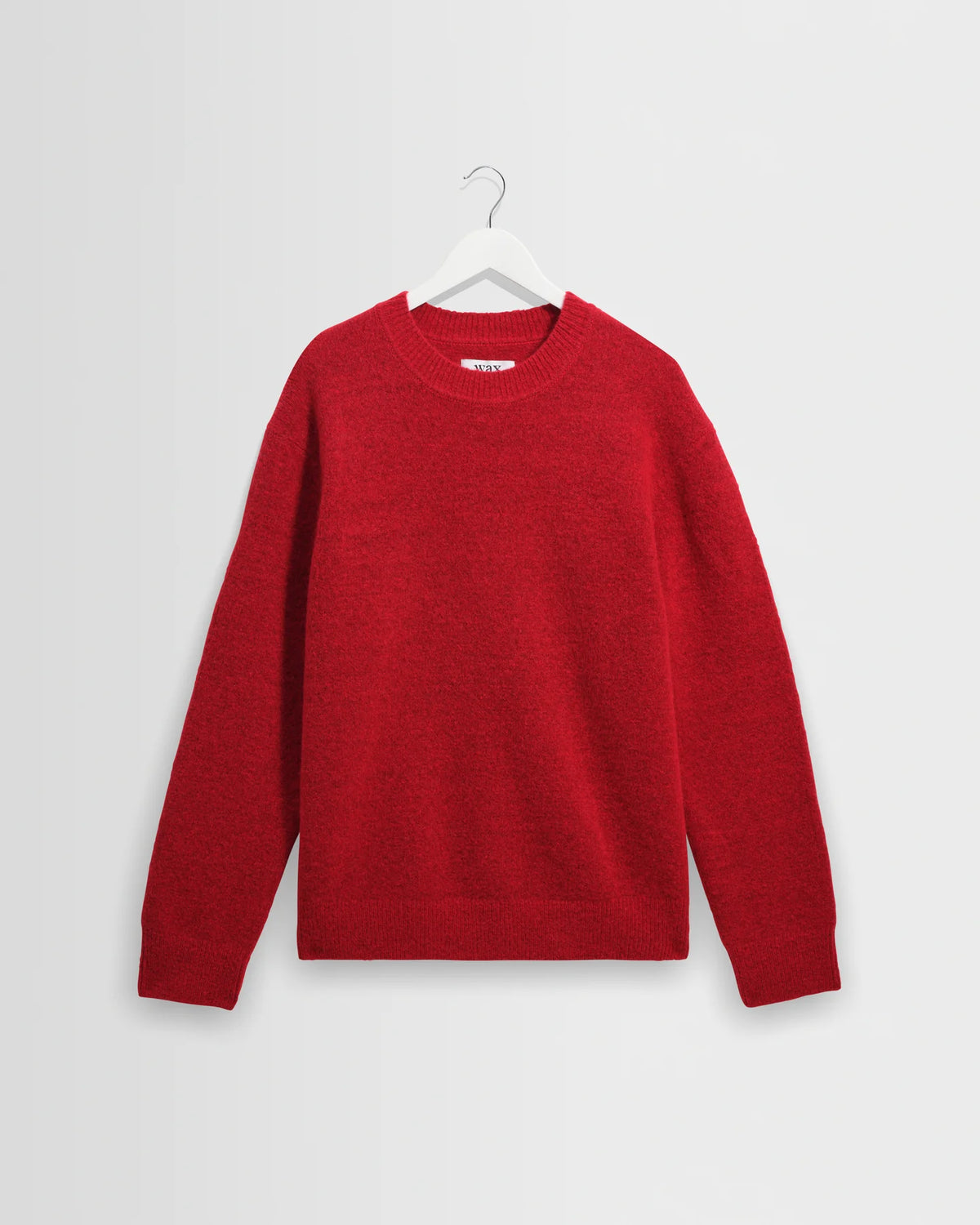 WAX London, Wilde Fluffy Wool Crewneck, Red